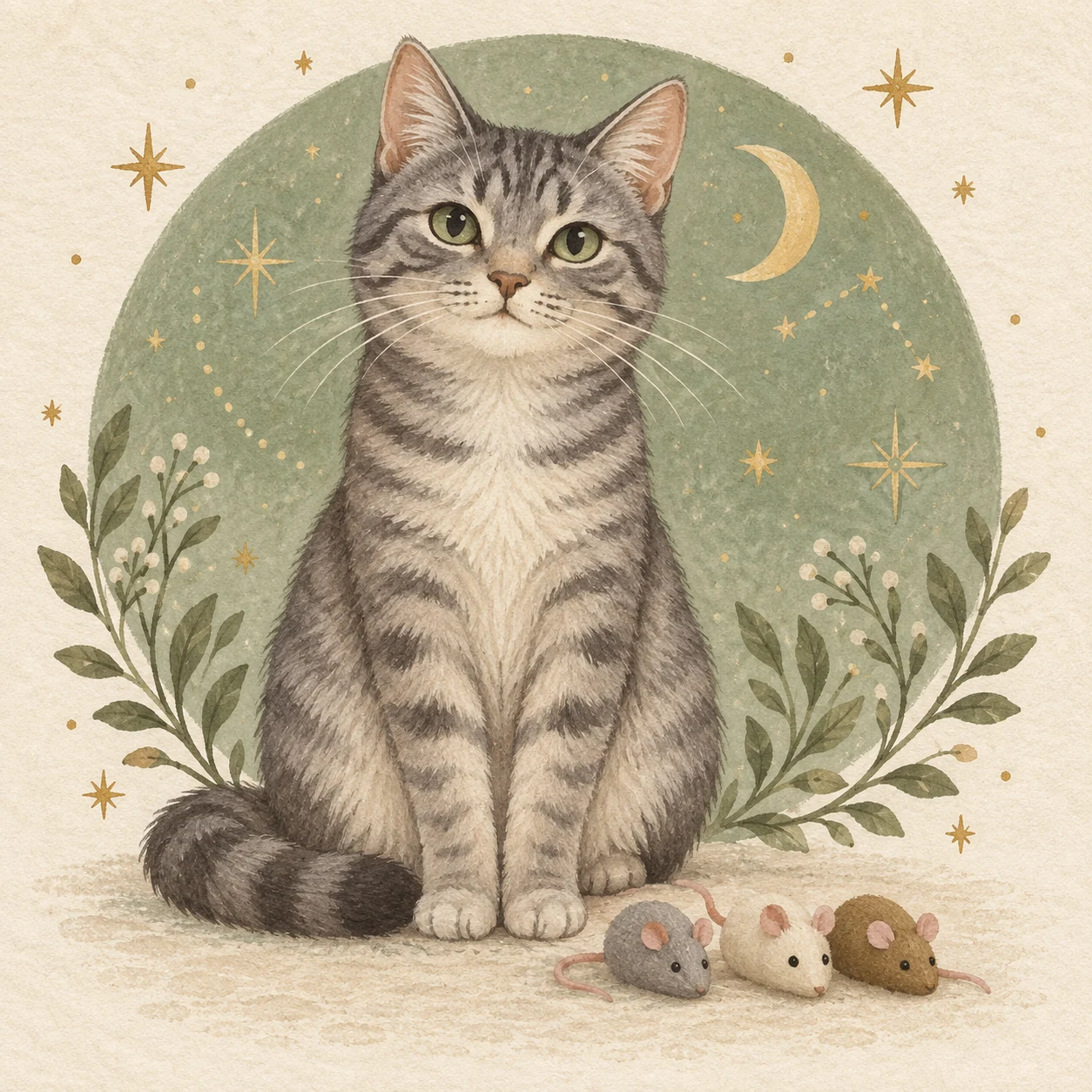 Le chat Vierge